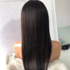 Transparent Lace Frontal Wig on Sale! 180 Density Straight Wig