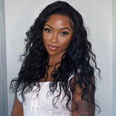 Natural Wave 13X4 HD Frontal 180 Density Wig Invisible Lace!